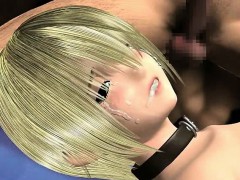Sexy 3D anime babe gets ass fucked