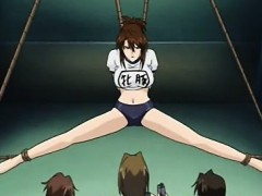 Caught Hentai Babe Gets Tied Up And Undressed By Guys