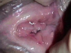 MILF with squirting vagina fingering herself