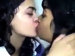 Desi Lesbian Girls Kissing Each Other Desperately