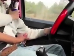 Hot Young Trucker Gets Handjob