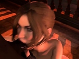Cute Lara Croft Game Tomb Raider Sucks Huge Dick