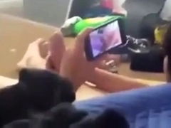 Watch My Friend Cumming While He's Watching Porn
