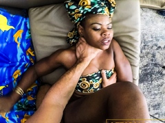African Amateur Fucked Rough on Casting and Loving It!