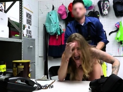 Officer so perverted that he fucks this sexy milf shoplifter