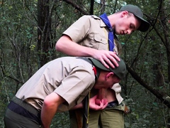 Scoutboys Cole Blue Barebacks Twink Ian Along Outdoor Trail