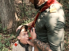 Scoutmaster Barebacks Blond Virgin Boy